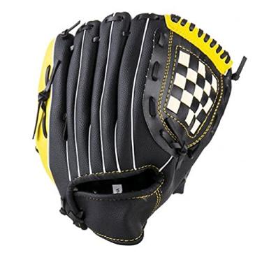 Imagem de Luva de beisebol 1 peça treino luvas de beisebol desportos ao ar livre adulto mão esquerda prática luvas de softball equipamento desportivo para adulto homem mulher comboio luvas e luvas de b