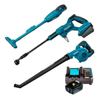 Imagem de Lavadora asp. e sopr. + bat18v carreg - makita dhw180z01-kit