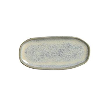 Imagem de Porto Brasil Conjunto com 4 Travessas Oval Rasa Mini Orgânico Green Granite 16,5X8cm