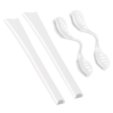 Imagem de BLAZERBUCK Kits de meias de reposição para óculos de sol Oakley Radar Path/Range/Edge/Pitch, Branco, 0