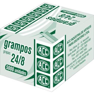 Imagem de Grampo para Grampeador 24/8 Galvanizados 5000 Grampos - ACC