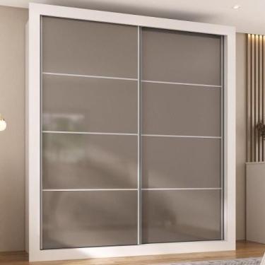 Imagem de Guarda-roupas Casal 2 Portas De Correr 4 Gavetas Alasca Multimóveis Mp