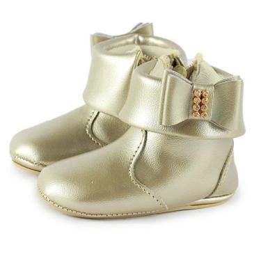 Imagem de Bota Botinha Infantil Bebê Feminina Recém Nascido Batizado Sapatinho B