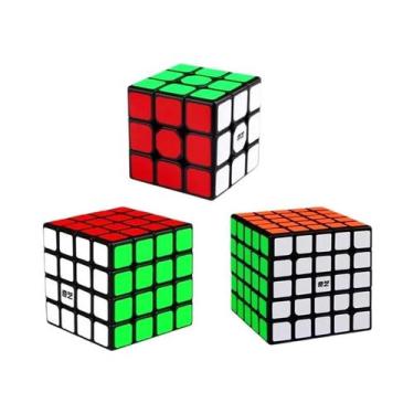 Imagem de Cubo Mágico Profissional QiYi Para Crianças 2x2 3x3 4x4 5x5, Brinquedo