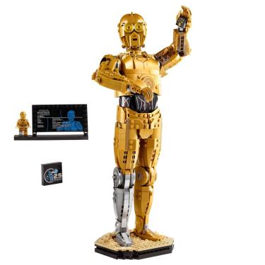 Imagem de Lego Star Wars Droide Montável C-3PO Blocos De Montar 1138 Peças Construção 75398