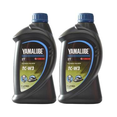 Imagem de Óleo Motores de Popa 2 Tempos Yamalube TCW3 1 Litro Kit C0m 2 Litros -