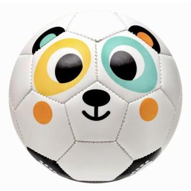 Imagem de Bola Futebol Infantil Mini Bebê Panda 13cm TPU Borracha - Buba, Branco