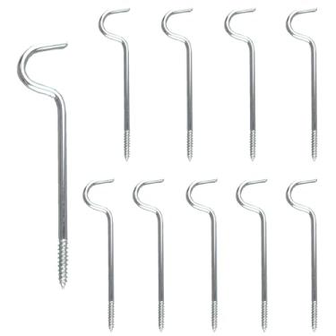 Imagem de Kowibcl 10 peças de suporte de varão de cortina simples, sem parafusos, 6 cm