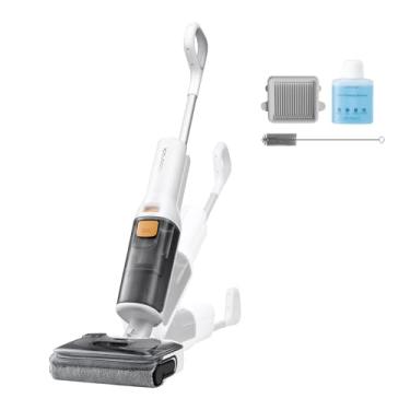 Imagem de Roborock F25 GT - Aspirador seco e úmido, esfregão e aspirador sem fio de 20.000 Pa completo, máquina leve para limpeza de pisos duros, esfregão elétrico para limpeza de canto a canto com autolimpeza