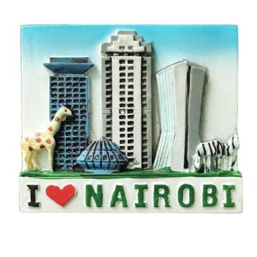 Imagem de Imã de geladeira Nairobi City Landmark 3D Kenya Souvenir - yiweisai
