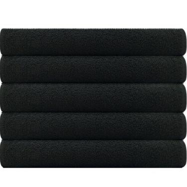 Imagem de Kit 5 Toalhas Linha Profissional 100% Algodão Salão Manicure Academia 