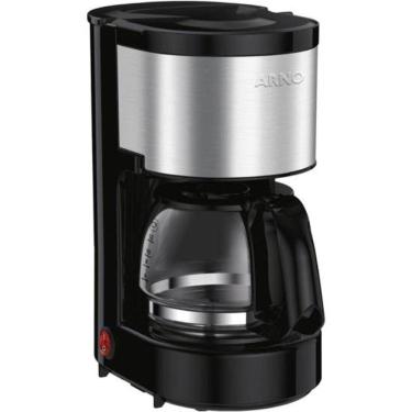 Imagem de Cafeteira Elétrica Arno Perfectta Inox 600ml Jarra De Vidro 220V