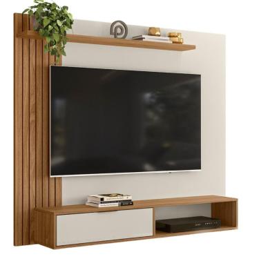 Imagem de Painel Suspenso Para Tv 65 Polegadas 5450 Plla Nature Off White