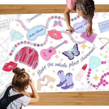 Imagem de xo, Fetti Toalha de mesa para colorir ERAS