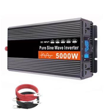 Imagem de 24V to 110V 50HZ,Inversor de Onda Senoidal Pura 5000W 12V 24V 48V 60V 72V DC para 110V 230V AC, Inversor de Energia para Caminhão, Casa, RV, Inversor Solar Off-Grid, 24V para 230V