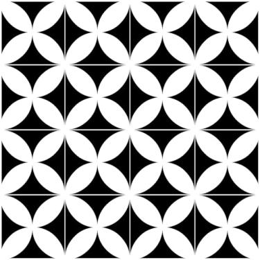 Imagem de Papel de parede preto e branco geométrico para descascar e colar papel de parede moderno 43 cm × 78 cm papel de parede autoadesivo removível para banheiro cozinha papel de contato preto e branco para