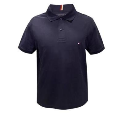 Imagem de Camiseta Masculina Tommy Hilfiger 1985 Regular Polo Azul Marinho-Masculino