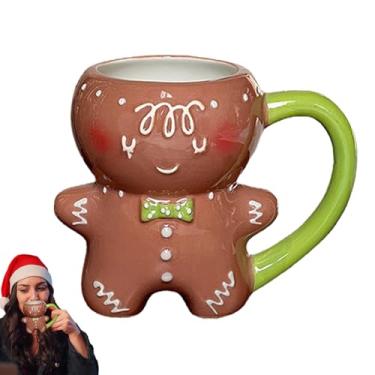 Imagem de Canecas de Natal | Garrafa de água com alça ergonômica - Caneca de café de 280 ml | para viagem, chá, Halloween, mulheres, outono, crianças, homens, gelado