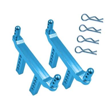 Imagem de Luwecf 2x Suportes de Coluna para Carro RC 1/16, Peças de Reposição para Modelos 16103, 16101 E 16102 (Modificados em Casa), Azul