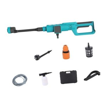 Imagem de Baoblaze Lavadora de alta pressão sem fio portátil multiuso, lavadora de alta pressão, jato de água sem escova para limpeza externa de carros, pisos, barcos e, Azul