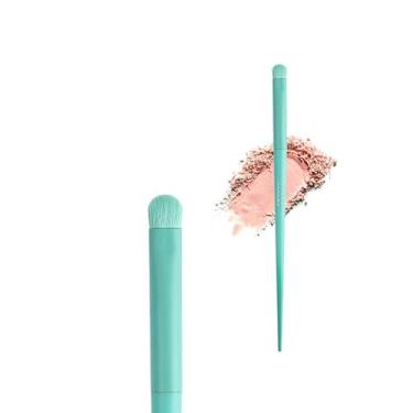 Imagem de Docolor Pincel pequeno para sombra, pincéis de maquiagem para os olhos com cabelos sintéticos macios e cabo de madeira real para sombra, mistura, sobrancelha, delineador