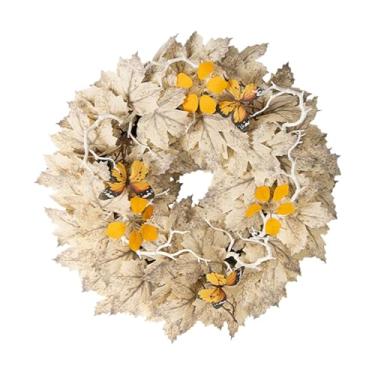 Imagem de Kuntesetty Guirlanda de Outono com Abóboras e Flores para Decoração de Entrada, Estilo B