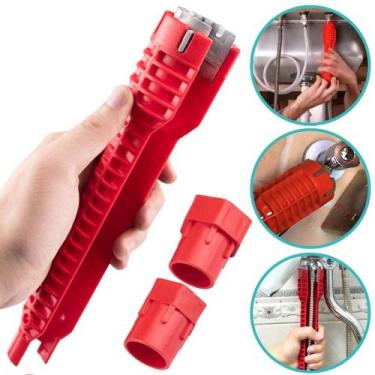 Imagem de Chave Hidráulica Multifuncional Encanamentos e Pias Hidráulica 8 em 1 