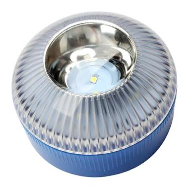 Imagem de QccHieUs Sinalizador de emergência Beacons Light, luz de advertência robusta, de alto desempenho e compacta, acessório para caminhões, carros, tetos e, Azul