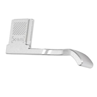 Imagem de Ymiko Aperto de Polegar Ergonômico Com Liberação do Obturador para Câmera XM5, Punho de Mão de Alumínio Antiderrapante Com Capa de Sapata, Acessório de Fotografia para Manuseio Seguro (Prata)