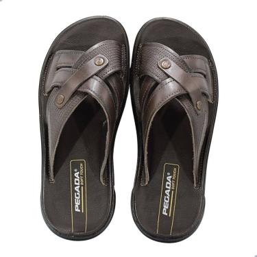 Imagem de Chinelo Masculino Pegada Anilina Cravo