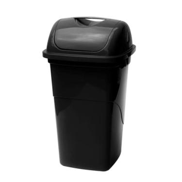Imagem de Lixeira Multiuso Basculante 30L Durin Preto