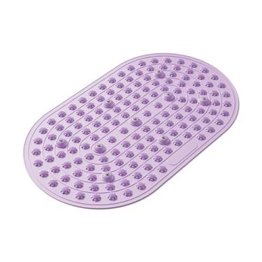 Imagem de Kokiya Tapete de massagem para os pés em silicone antiderrapante com pontos de contato para jogos ao ar livre, casa, academia, para homens e mulheres que, Roxo