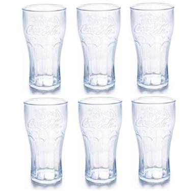 Imagem de Jogo de Copos com 6 Coca-Cola Cristal Plástico 530ml Plasútil