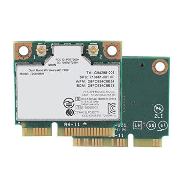 Imagem de Pissente Placa de Rede Sem Fio Dual Band, Placa de Rede Mini PCIe 867Mbps Com 4.0 para Laptops