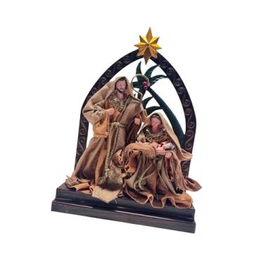 Imagem de Generic Presépio de Natal, Enfeite de Mesa Natalino, Estatueta da Sagrada Família para Prateleira de Quarto, Style a