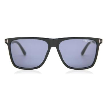 Imagem de Óculos de sol Tom Ford FT 0832 -N Fletcher 01A preto brilhante/lentes fumê