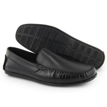 Imagem de Mocassim Masculino Couro Casual Confortável Clássico-Masculino