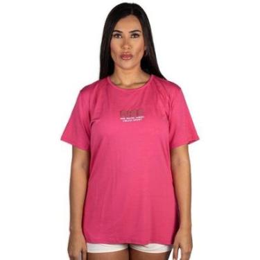 Imagem de Camiseta Colcci Rosa Feminina-Feminino