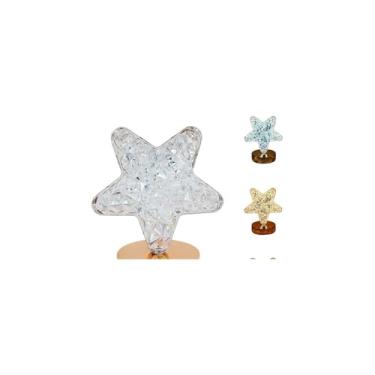 Imagem de Luminária LED Decorativa, 10cm x 2.5cm, 3 Temperaturas de Cor, Recarregável USB, Portátil, Plástico, 250g, para Quarto, Sala, Escritório