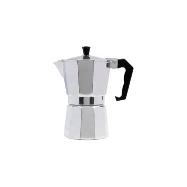 Imagem de Cafeteira Italiana Express, Aço Inox, 9 Xícaras, 10cm Diâmetro x 19cm Altura, Modelo Tradicional Europeu