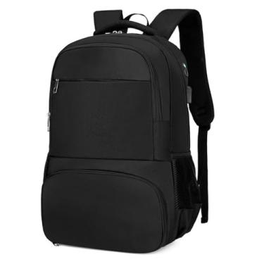Imagem de Mochila para Almoço Lancheira Isolada com Porta USB Notebook de 15 6 Polegadas Sacola à Prova Vazamentos Trabalho Escola Piqueniques Caminhadas Viagens Ambiente Interno