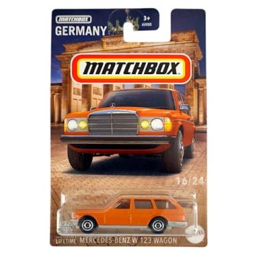 Imagem de Hot Wheels Match Box Germany 1:64 Mercedes Benz W 123 Wagon for 3+ Years 16/24 (Orange)