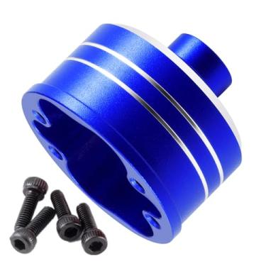 Imagem de BRKRC Aluminium Alloy Front/Rear Diff Case Differential Carrier for Tra-xxas 1/16 Mini Maxx/Mini XRT/Mini Slash 4X4 Rally VXL Ford Upgrade (Blue)