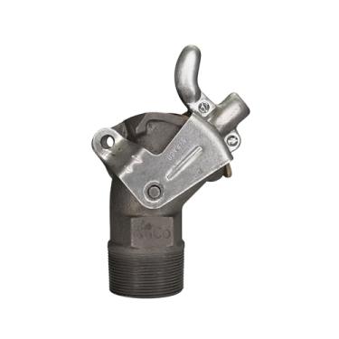 Imagem de Válvula de porta de tambor de ferro Dixon D75 genuína, roscas NPT fêmea de 5 cm, corpo de ferro fundido, design reto, resistente à corrosão, operação manual