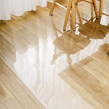 Imagem de LOERSS Tapete de cadeira de loja para tapete, tapete de cadeira de escritório para piso alcatifado, tapete de mesa de computador, tapetes finos para cadeira de computador, para casa ou escritório