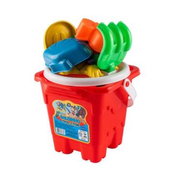 Imagem de Kit Baldinho Brinquedos Verão Praia Castelinho Para Crianças - Rei do 