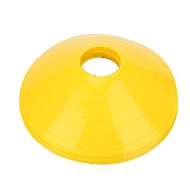 Imagem de Acouto Cones de Futebol Pcs Prático Campo Cone Discos Marcador Futebol Esporte Ferramenta de Treinamento de Velocidade Cones de Treinamento Basquete (Amarelo)