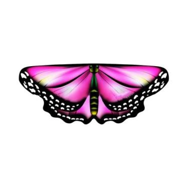 Imagem de Capa De Asas De Borboleta Para Meninas Fantasia De Fada Colorida Para 