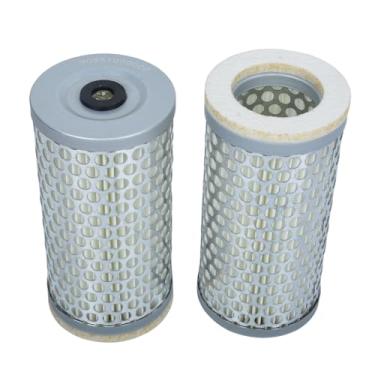 Imagem de Puruoda 2 peças de elemento de filtro de ar de substituição compatível com bomba de vácuo Becker DVT/KVT KDT DTLF/VTLF compatível com filtro Becker DTLF DVTLF DVXLF DXLF VTLF VXLF 909510 9095100000