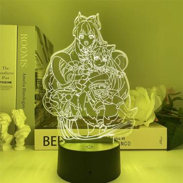 Imagem de Luz noturna LED 3D Plants Zombies Gorous Sangonomiyas Kokomis